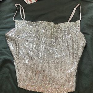 Gold Sparkle Top